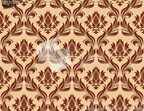 Image of seamless damask pattern