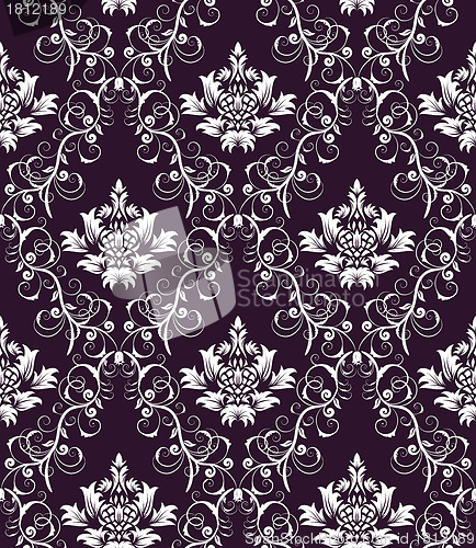 Image of seamless damask pattern