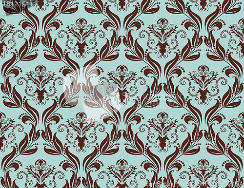 Image of seamless damask pattern