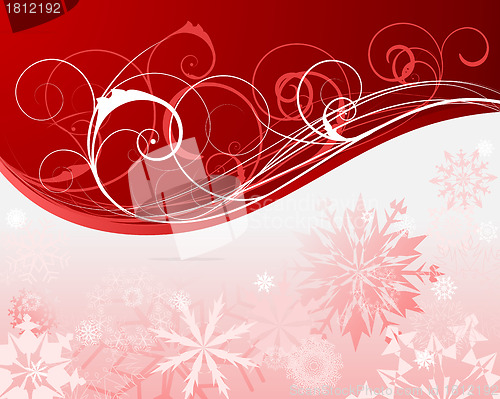 Image of winter frame background