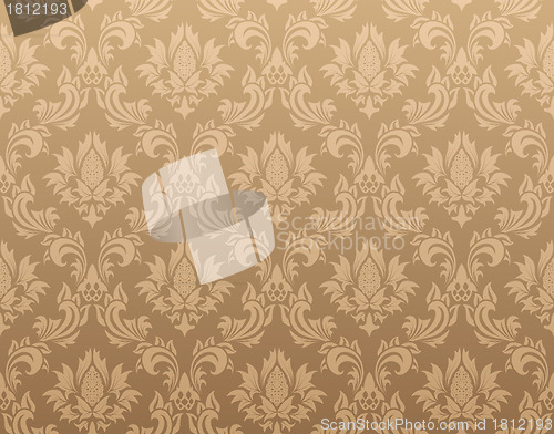 Image of seamless damask pattern