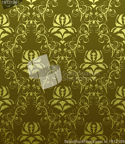 Image of seamless damask pattern