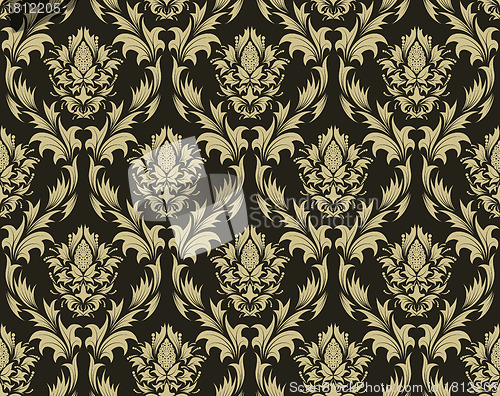 Image of seamless damask pattern