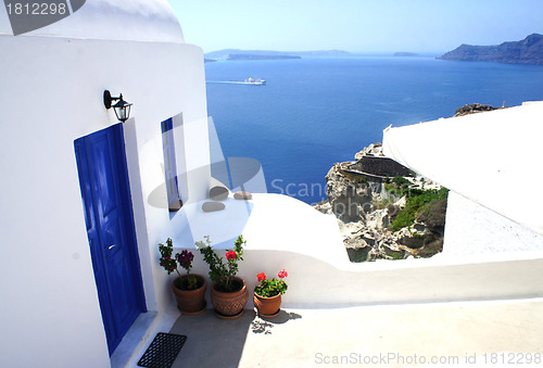 Image of Santorini house