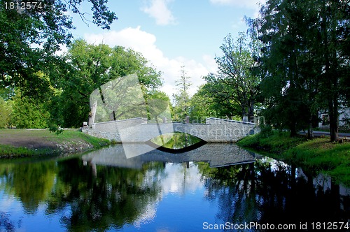 Image of Bridge and pond