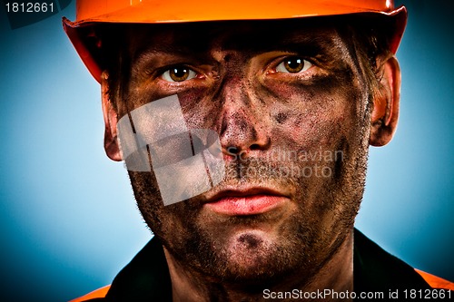 Image of portrait oil industry worker