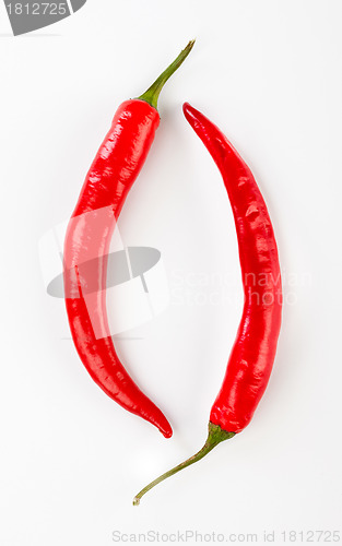 Image of Red chilli peppers