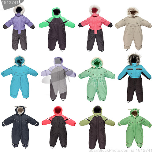 Image of Childrens snowsuit fall and winter clothes