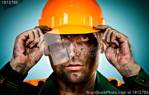 Image of portrait oil industry worker