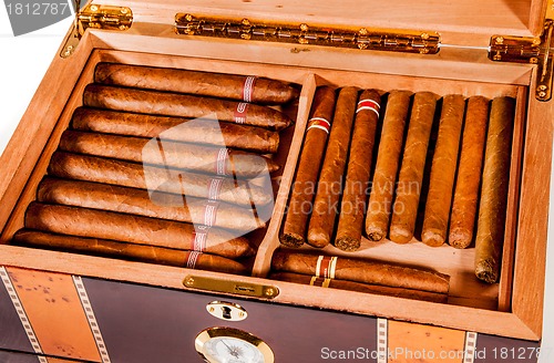 Image of Cigars in humidor