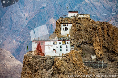 Image of Dhankar Gompa. India. Spiti Valley