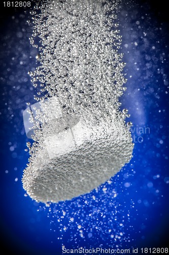 Image of Tablet in a water glass