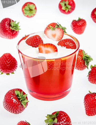 Image of Strawberry with cream