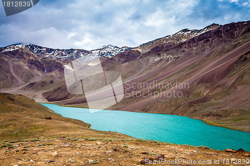 Image of lake Chandra Taal, Spiti Valley