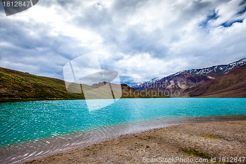 Image of lake Chandra Taal, Spiti Valley