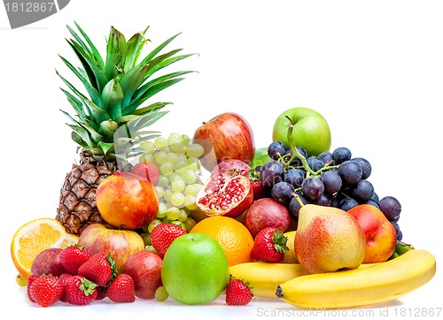 Image of Fruit on a white background