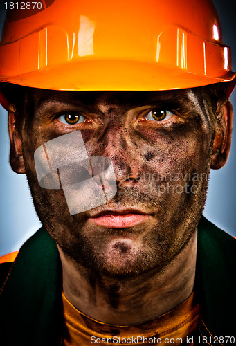 Image of portrait oil industry worker