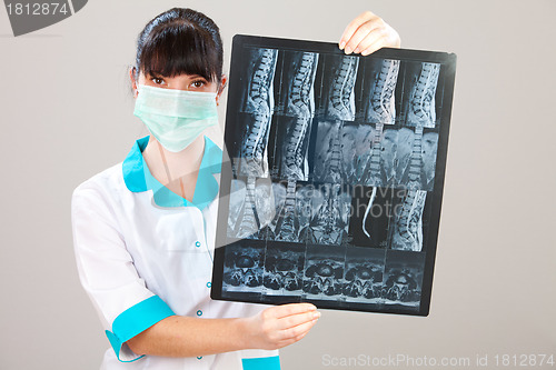 Image of Doctor with xray