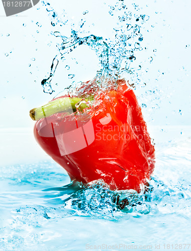 Image of Pepper and water