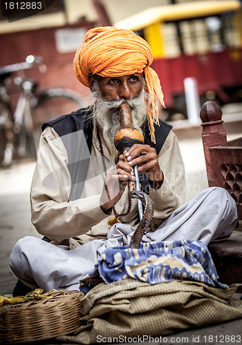 Image of snake charmer