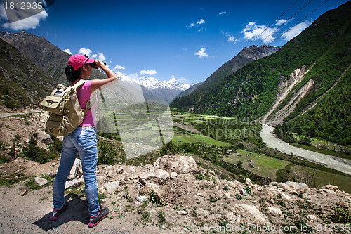 Image of Woman traveler