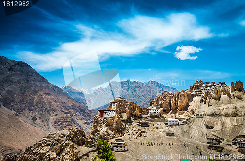 Image of Dhankar Gompa. India. Spiti Valley