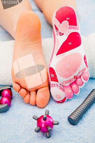 Image of massage on the foot