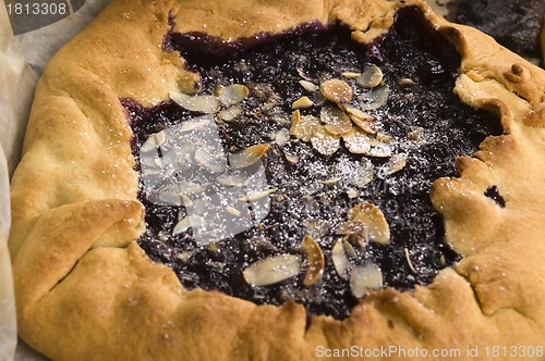 Image of Homemade tart with berry fruits