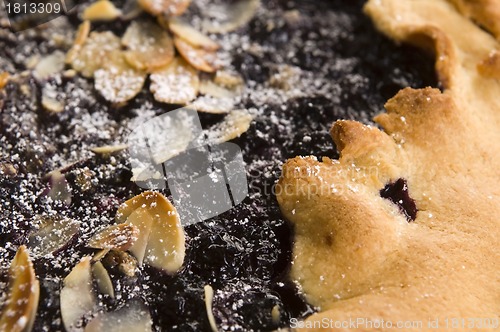 Image of Homemade tart with berry fruits