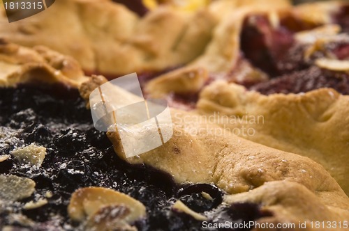 Image of Homemade tart with berry fruits