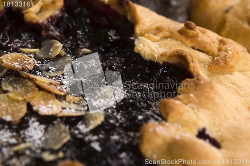 Image of Homemade tart with berry fruits