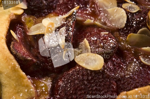 Image of Homemade tart with berry fruits