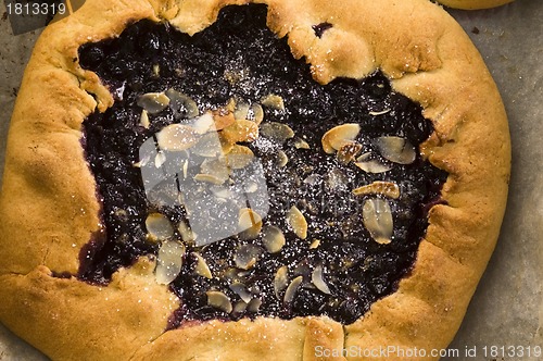 Image of Homemade tart with berry fruits