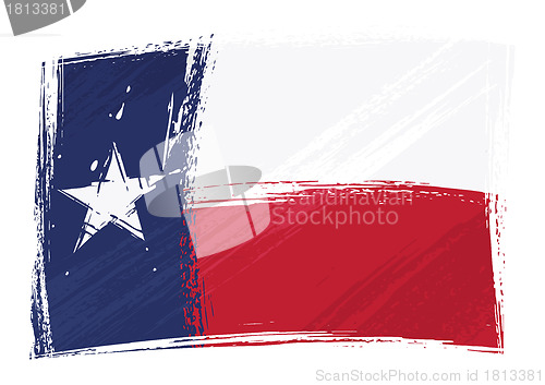Image of Grunge Texas flag