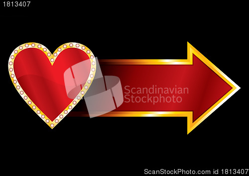Image of Label with heart