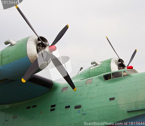 Image of Old plane engine