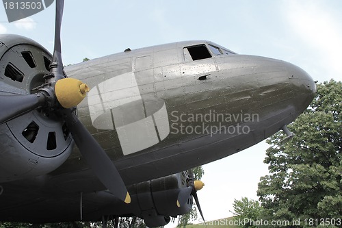 Image of Old plane engine