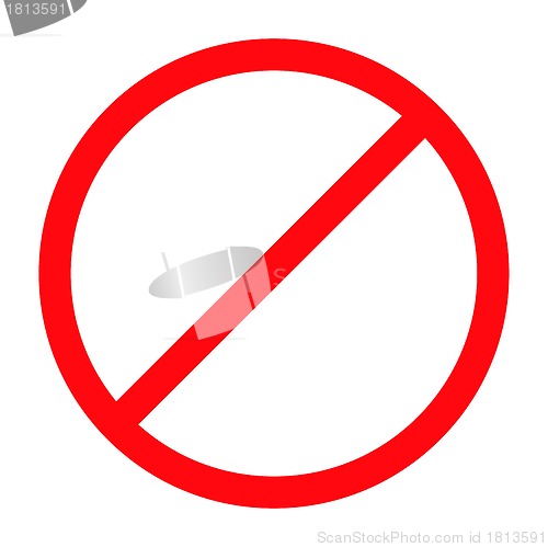 Image of Forbidden sign