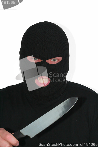 Image of Angry burglar