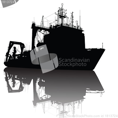 Image of Ship silhouette