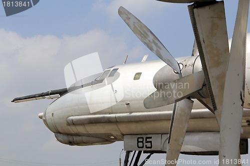 Image of Old plane engine