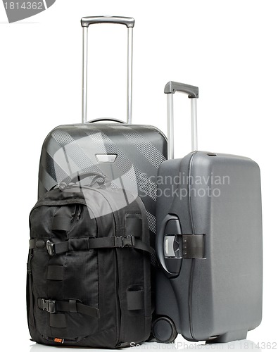 Image of Suitcase isolated on a white background.