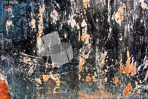 Image of Colorful grunge background of rusty iron
