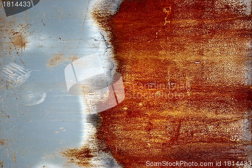 Image of Colorful grunge background of rusty iron