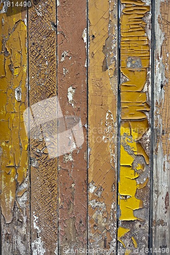 Image of old, grunge wood panels used as background