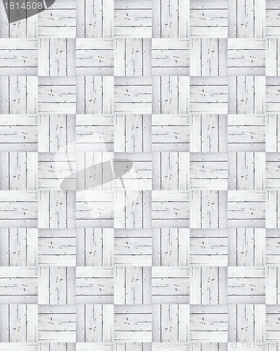 Image of Vintage or grungy white wooden background