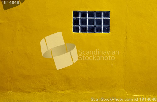 Image of Background from high detailed yellow stone wall