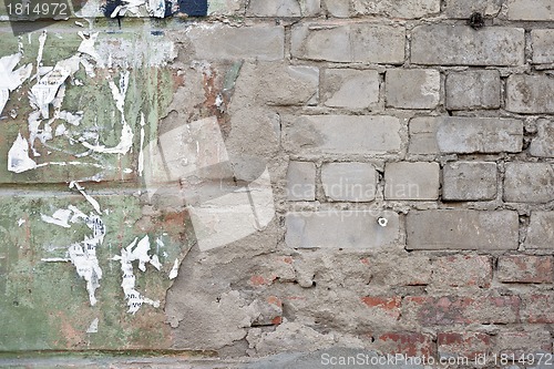 Image of Background from high detailed fragment stone wall