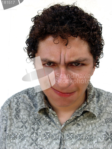 Image of Boy with funny face