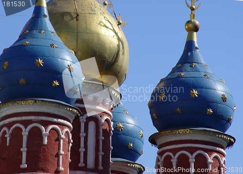 Image of Golden Domes in Old Moscow